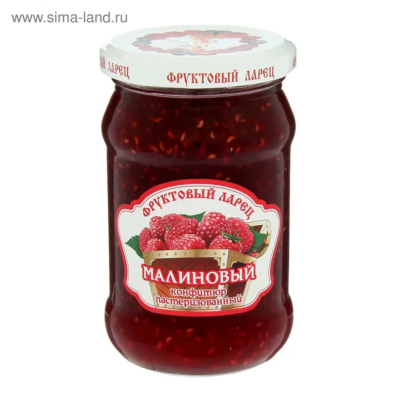 Конфитюр Малиновый ТМ "Фруктовый ларец", 350 г