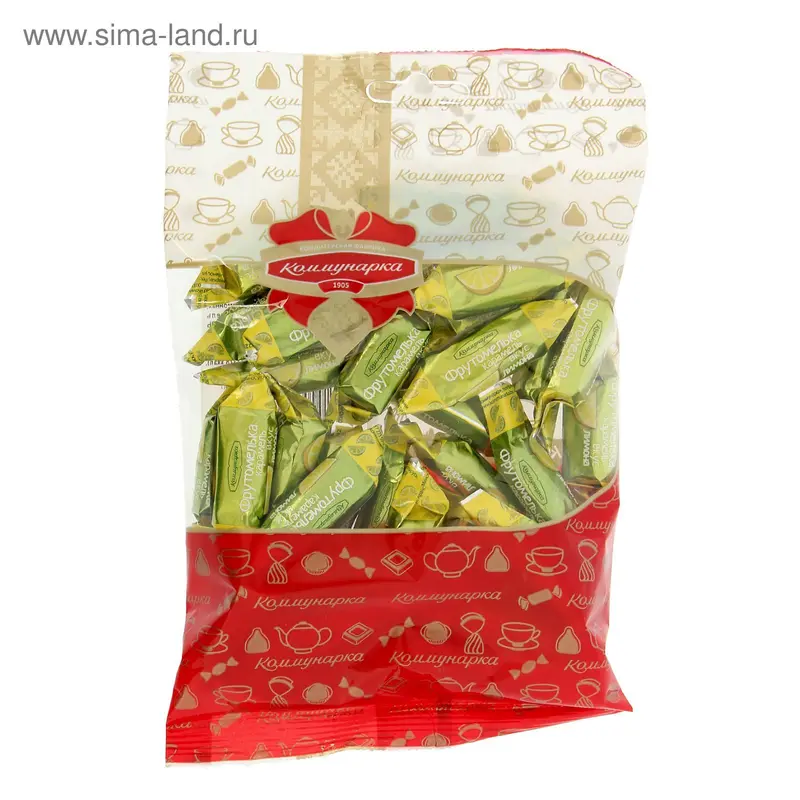 Карамель Фрутомелька со вкусом лимона ТМ "Коммунарка", 200 г