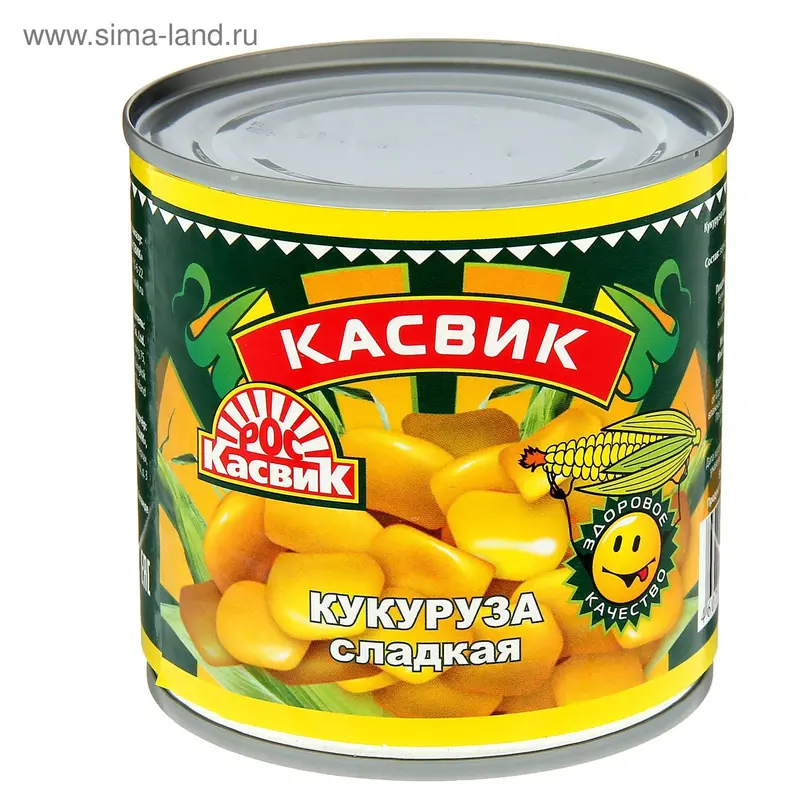 Кукуруза сладкая ТМ "КАСВИК", 340 г