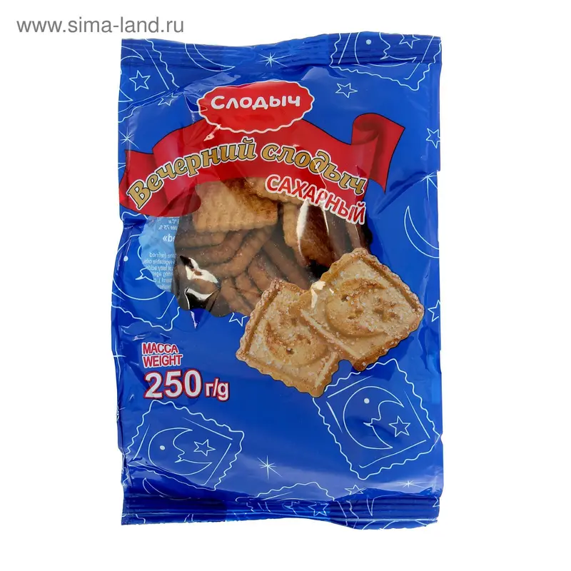 Печенье Вечерний (сахарный) ТМ "Слодыч", 250 г