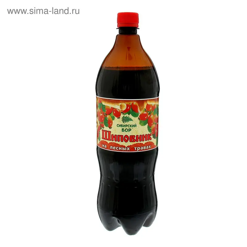 Напиток газированный "Сибирский бор", шиповник, 1,5 л