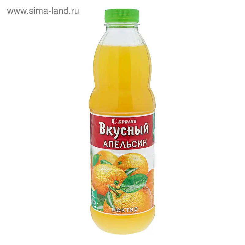 Нектар "Вкусный мир" апельсин, 1 л