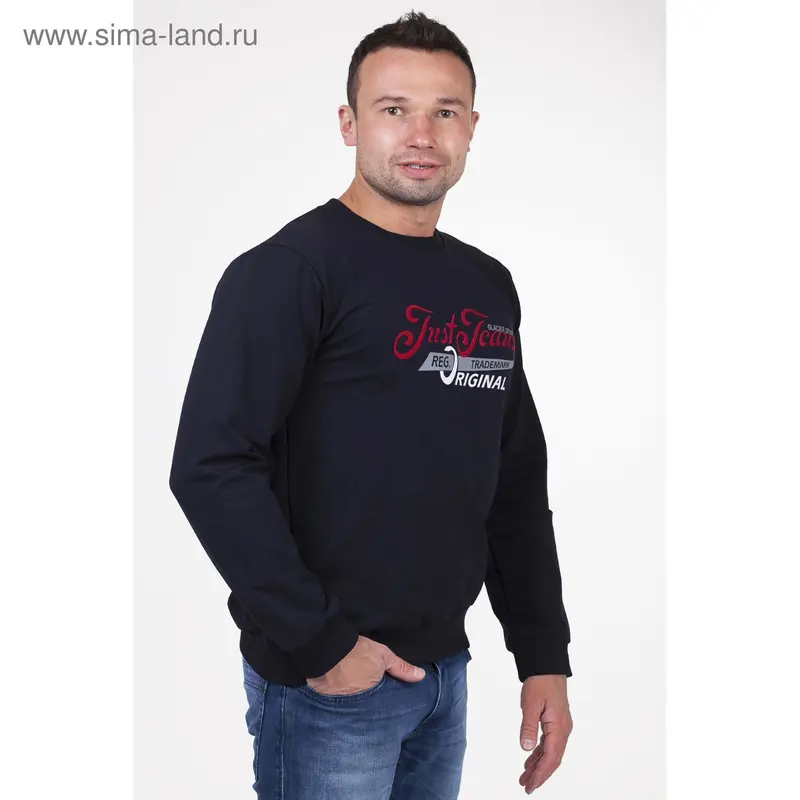 Толстовка мужская цвет тёмно-синий, р-р L