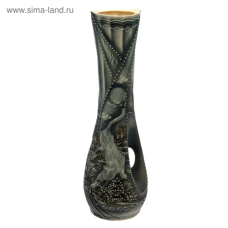 Ваза напольная "Кора" жемчуг