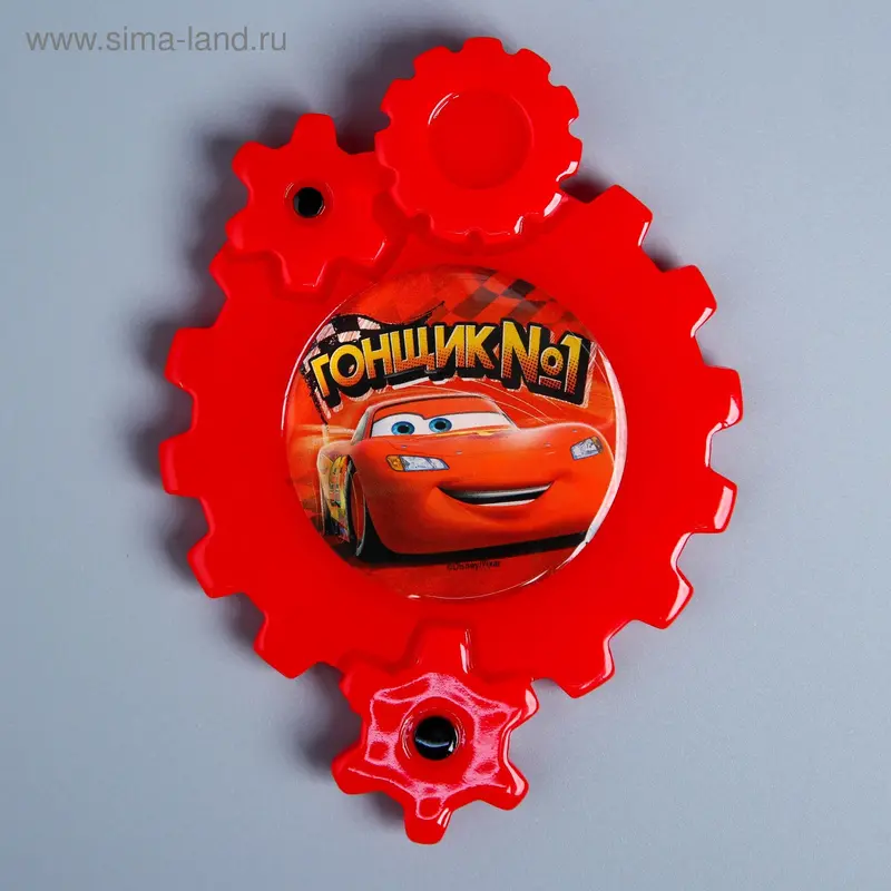 Магнит на открытке "С Днем Рождения!", Тачки