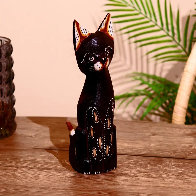 Сувенир «Кошка», 30 см, дерево