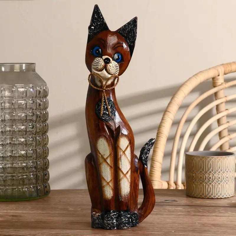 Сувенир дерево "Кошка" 30 см