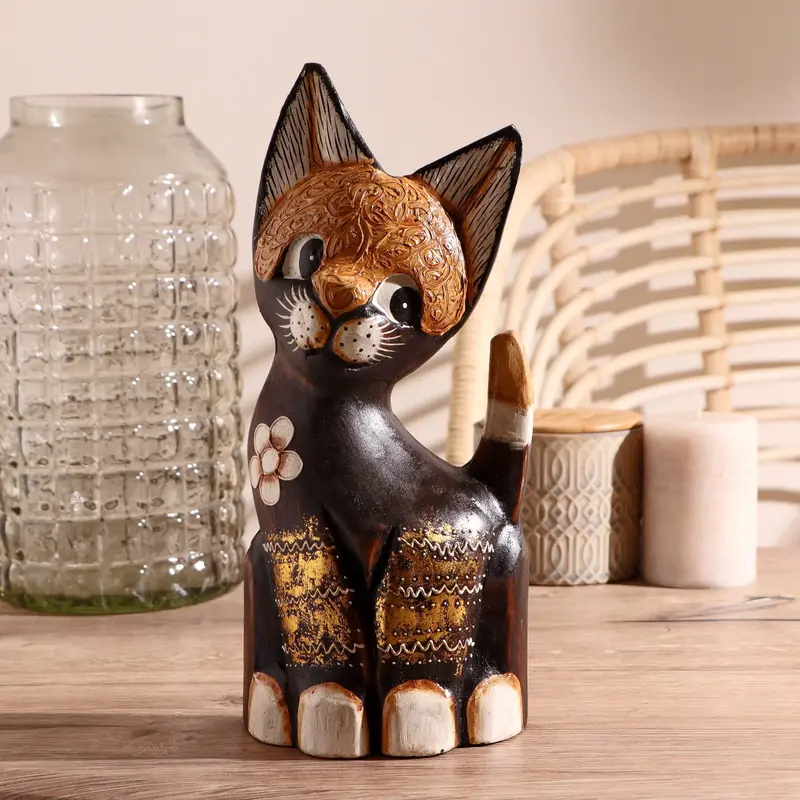 Сувенир дерево "Кошка" 30 см