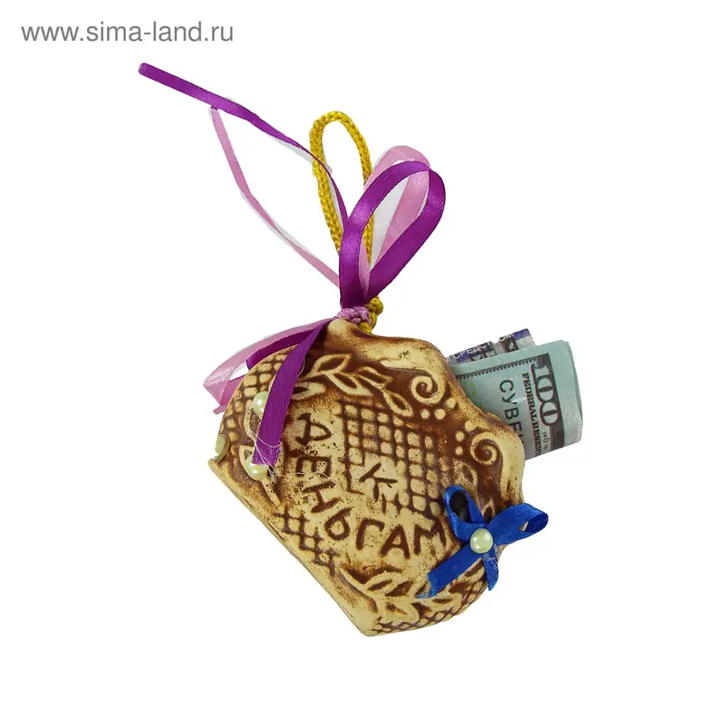 Оберег "Кошелек к деньгам" стразы