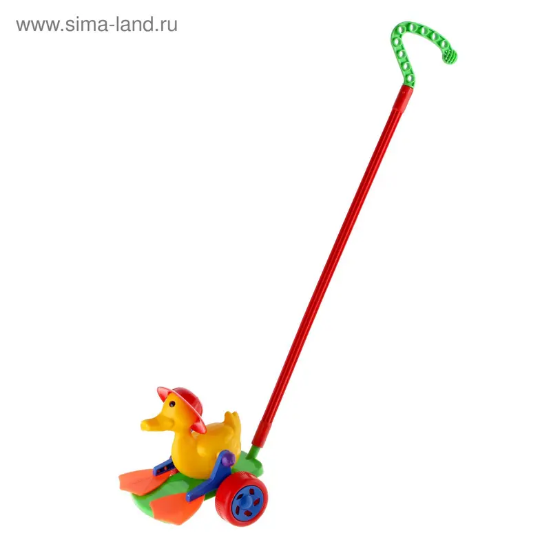 Каталка "Утка с ластами", МИКС