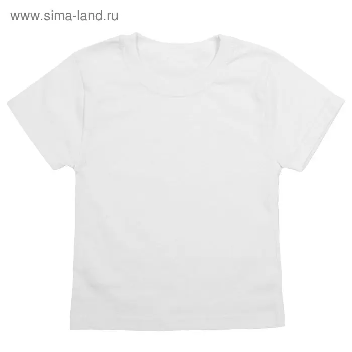 Футболка для мальчика, рост 122-128 см (34), цвет белый (арт. 251Д-1111)