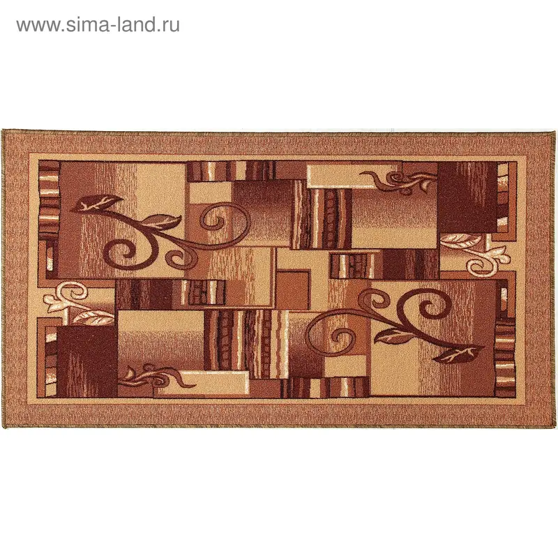 Ковёр Прошивной Палитра 93 Р1018а2 100х200см, ворс ПА100%, оверлок