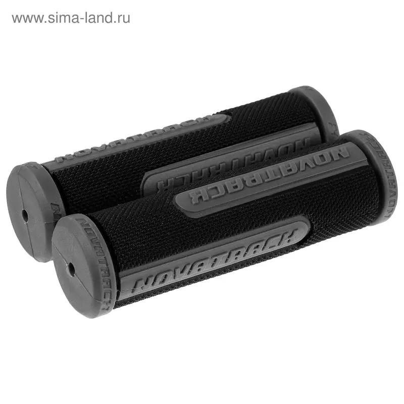 Грипсы Novatrack, 110 мм, цвет чёрный/серый