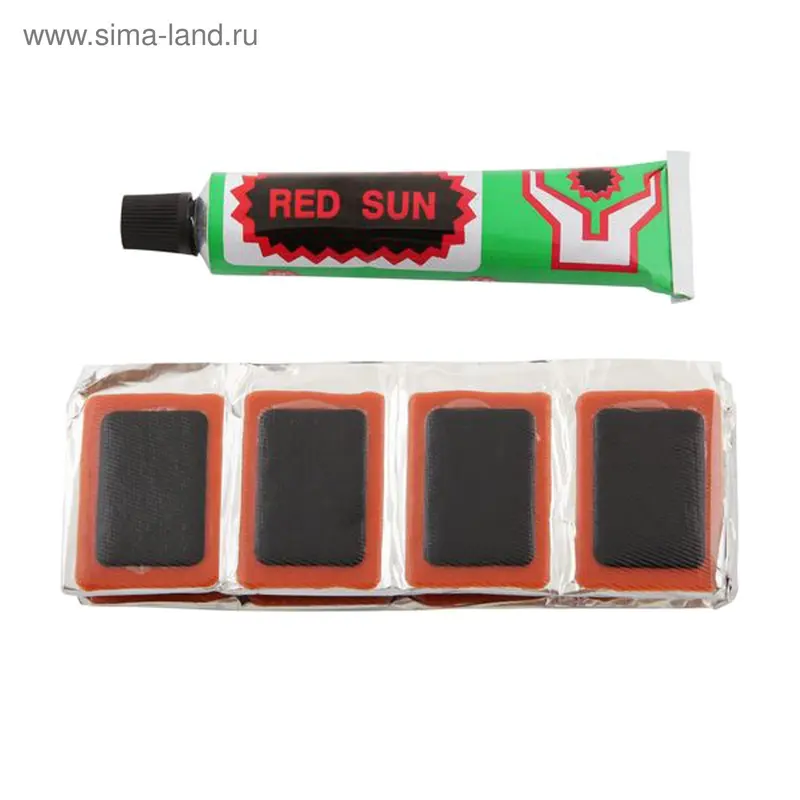 Аптечка для ремонта вело камер RS4803 клей+заплатки 48 шт