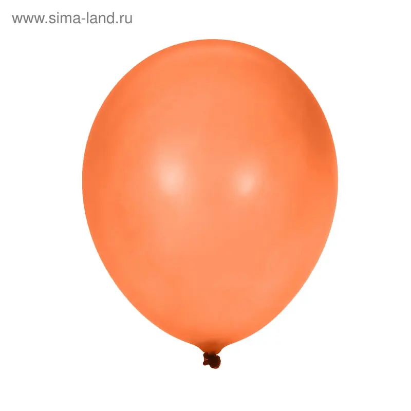 Шар латексный 10", пастель, набор 100 шт., orange 04