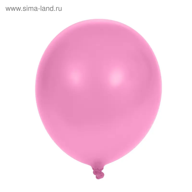 Шар латексный 12", пастель, набор 100 шт., розовый