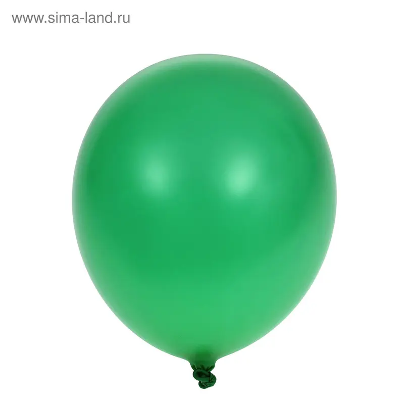 Шар латексный 12", пастель, набор 100 шт., цвет зелёный