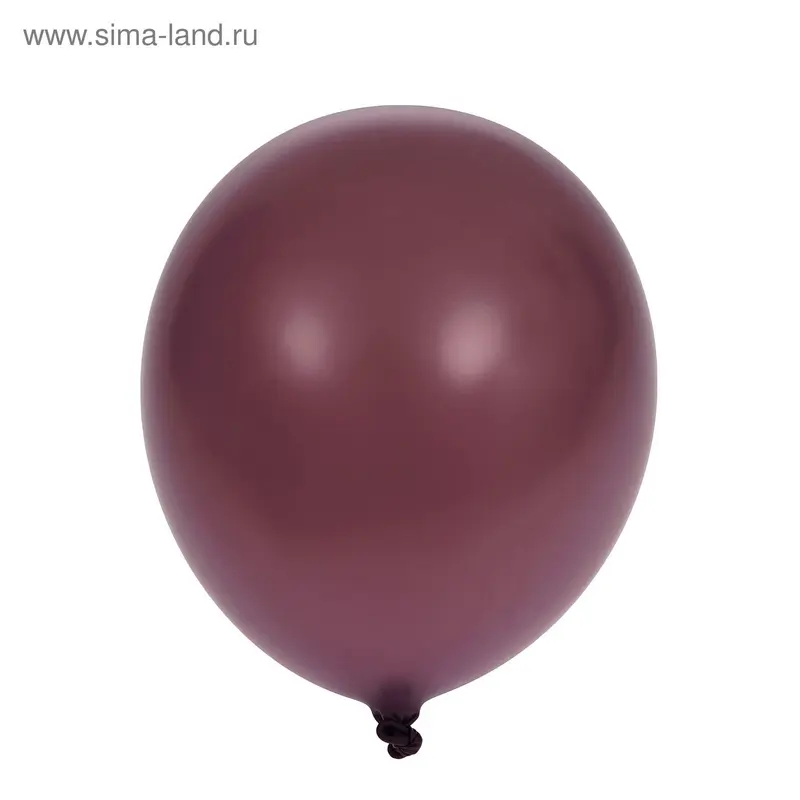 Шар латексный 12", пастель, набор 100 шт., цвет бордовый