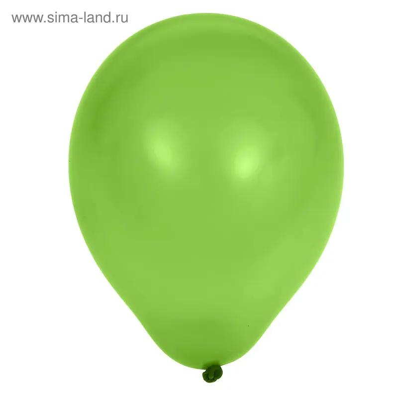 Шар латексный 5", пастель, набор 100 шт., light green 11