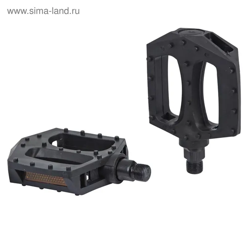 Педали STG HF-820, пластиковые, ось 9/16", цвет чёрный
