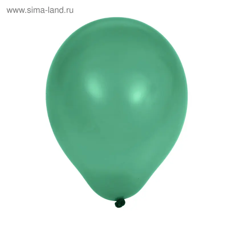 Шар латексный 5", кристалл, набор 100 шт., green 18