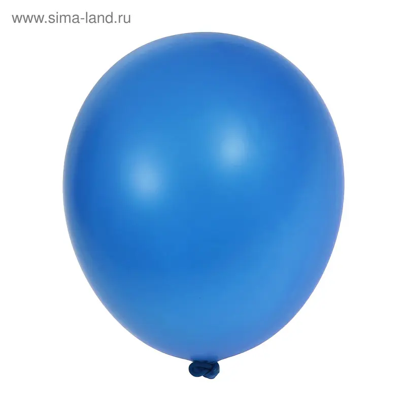 Шар латексный 10", пастель, набор 100 шт., цвет синий