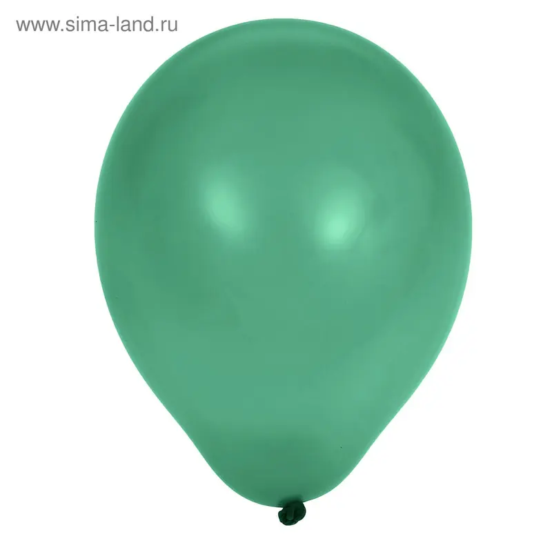 Шар латексный 5", металл, набор 100 шт., цвет зелёный