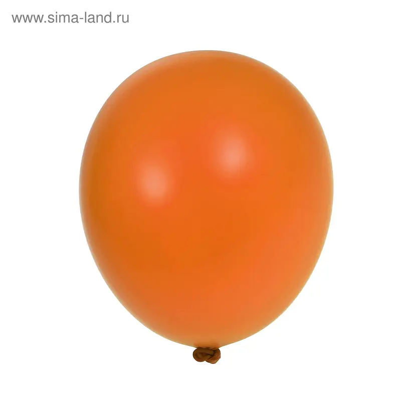 Шар латексный 12", пастель, набор 100 шт., orange 04