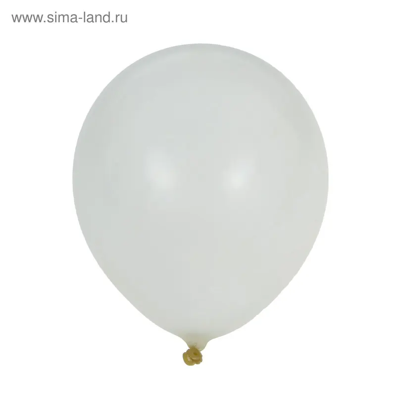Шар латексный 5", кристалл, набор 100 шт., tansparent