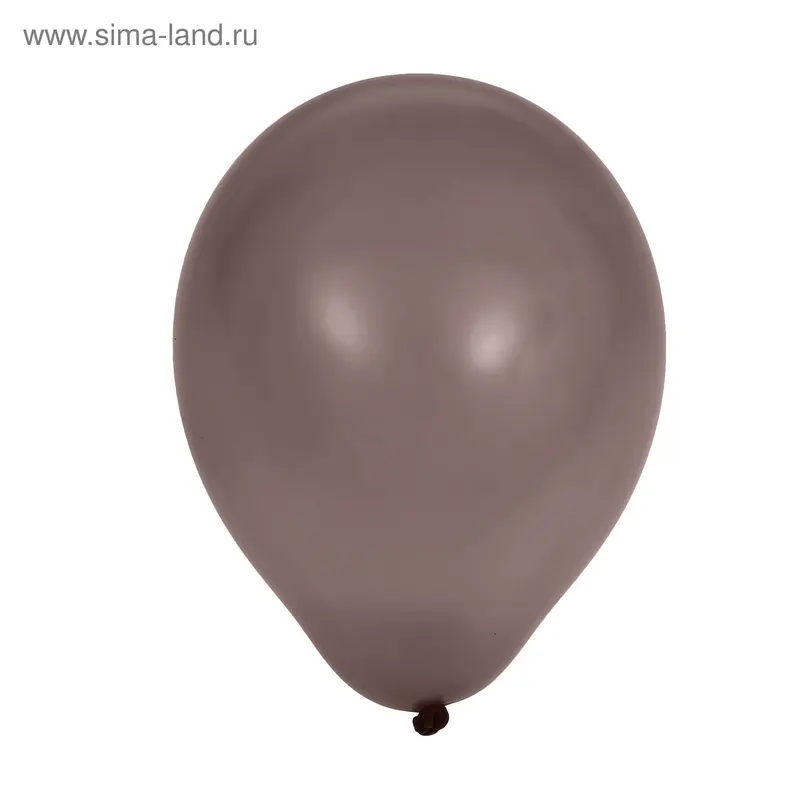 Шар латексный 5", пастель, набор 100 шт., цвет коричневый
