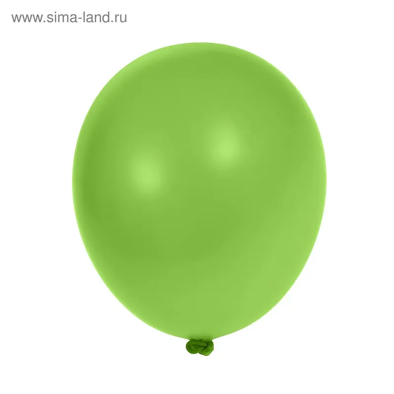 Шар латексный 10", пастель, набор 100 шт., light green 11