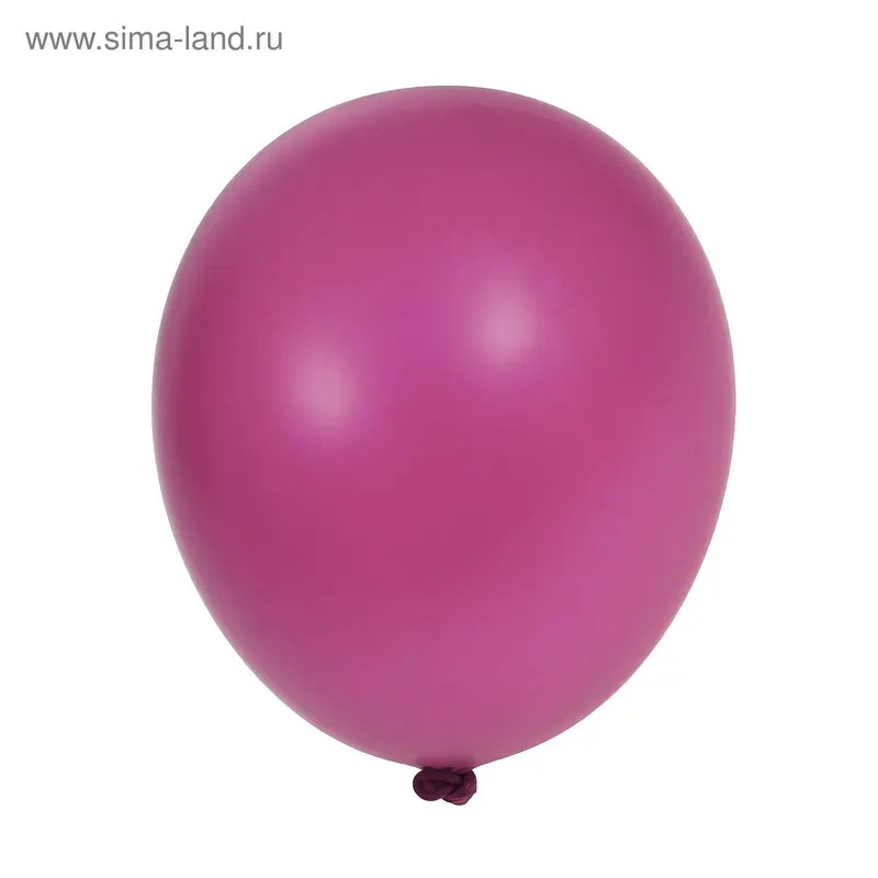 Шар латексный 10", пастель, набор 100 шт., fuchsia 07