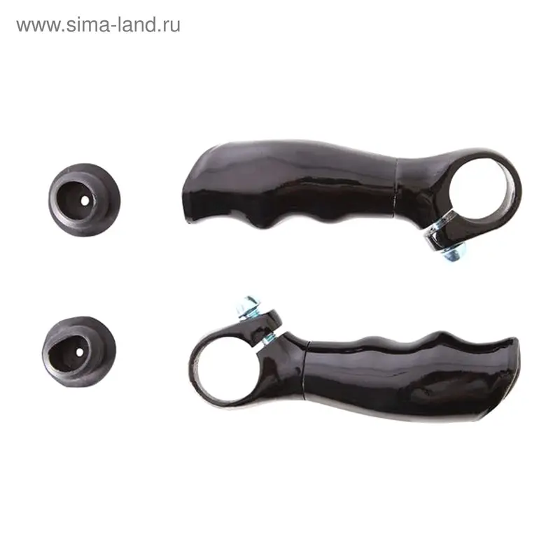 Рога на руль HX-Y01-16, алюминий, цвет чёрный