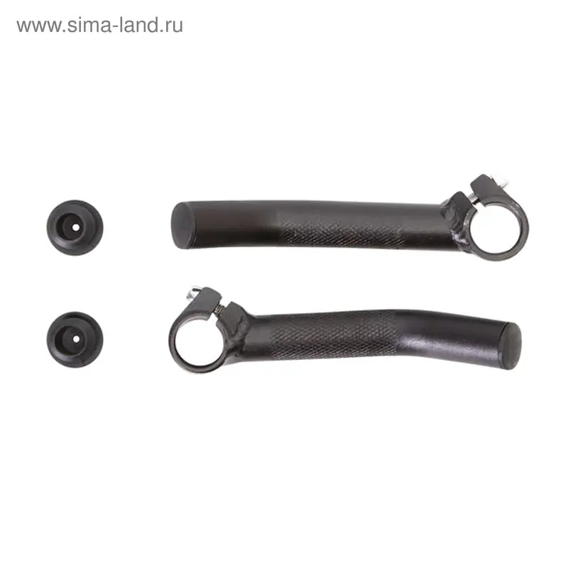 Рога на руль HX-Y01-13, алюминий, цвет чёрный