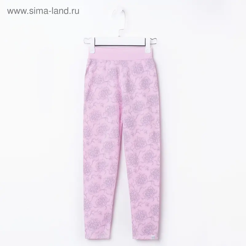 Легинсы для девочки, рост 98 см (56), цвет розовый