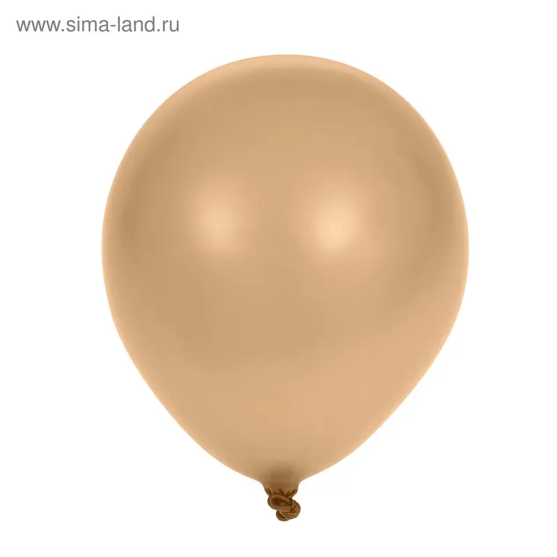 Шар латексный 5", пастель, набор 100 шт., цвет телесный