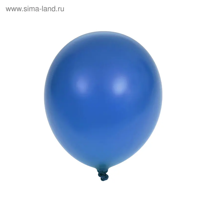 Шар латексный 12", пастель, набор 100 шт., blue 10