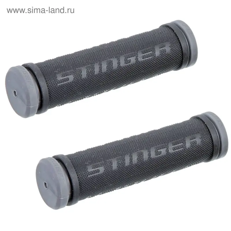 Грипсы STG HL-G107-1, цвет чёрный/серый