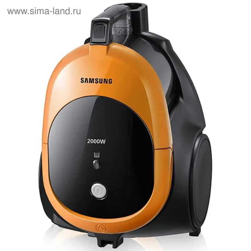 Пылесос Samsung SC4474, 2000/370 Вт, 1.3 л, оранжевый