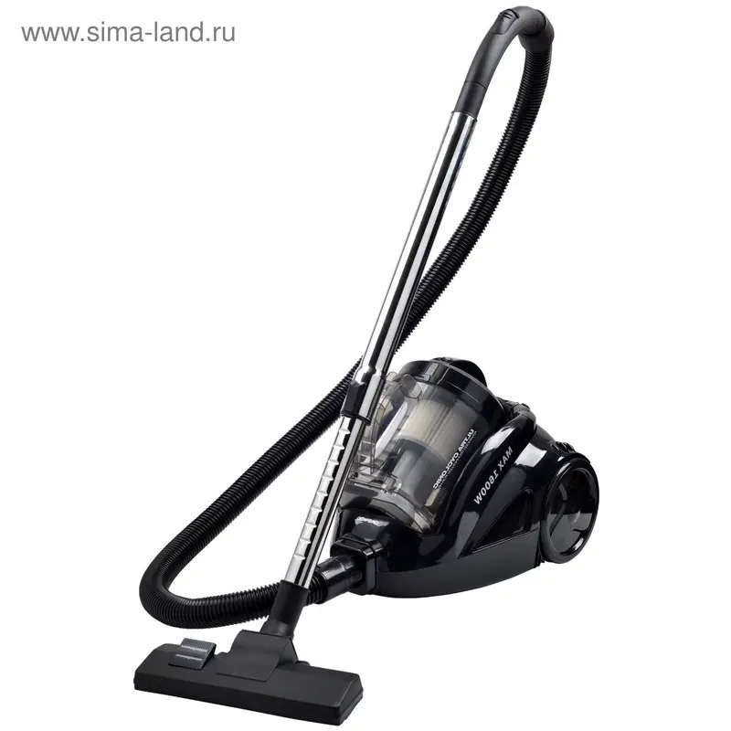 Пылесос Daewoo RCC-601BA, 1600/230 Вт, 2.5 л, черный