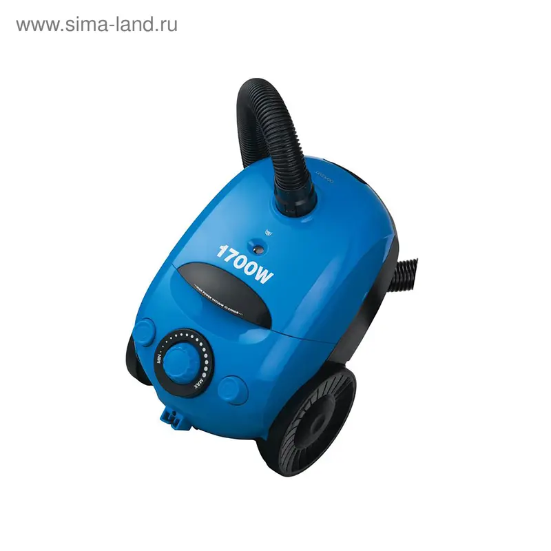 Пылесос Daewoo RC-6880SA, 1700/230 Вт, 2.5 л, синий