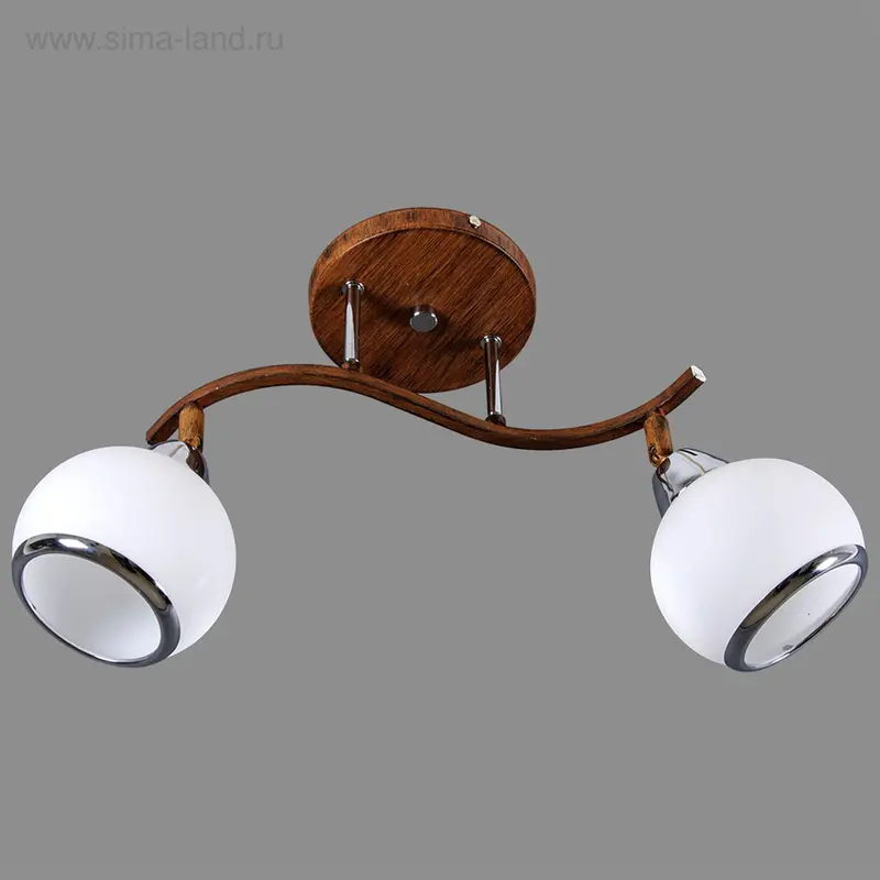 Люстра "Кислород" 2 рожка (лампочка 220V 40W E27)