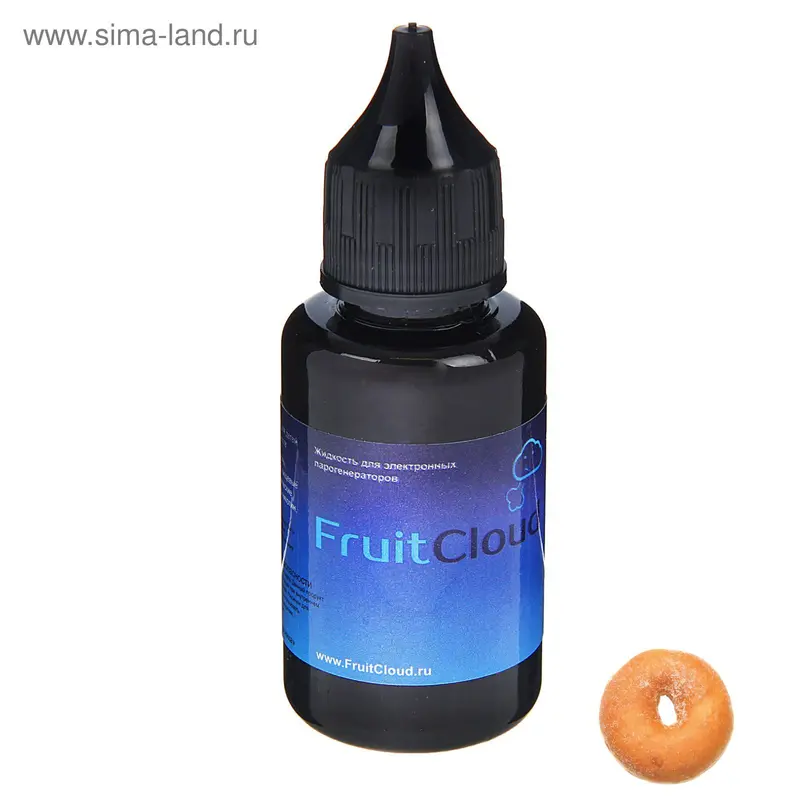 жидкость для многоразовых ЭИ FruitCloud 0 мг 30мл (Глазированный пончик)