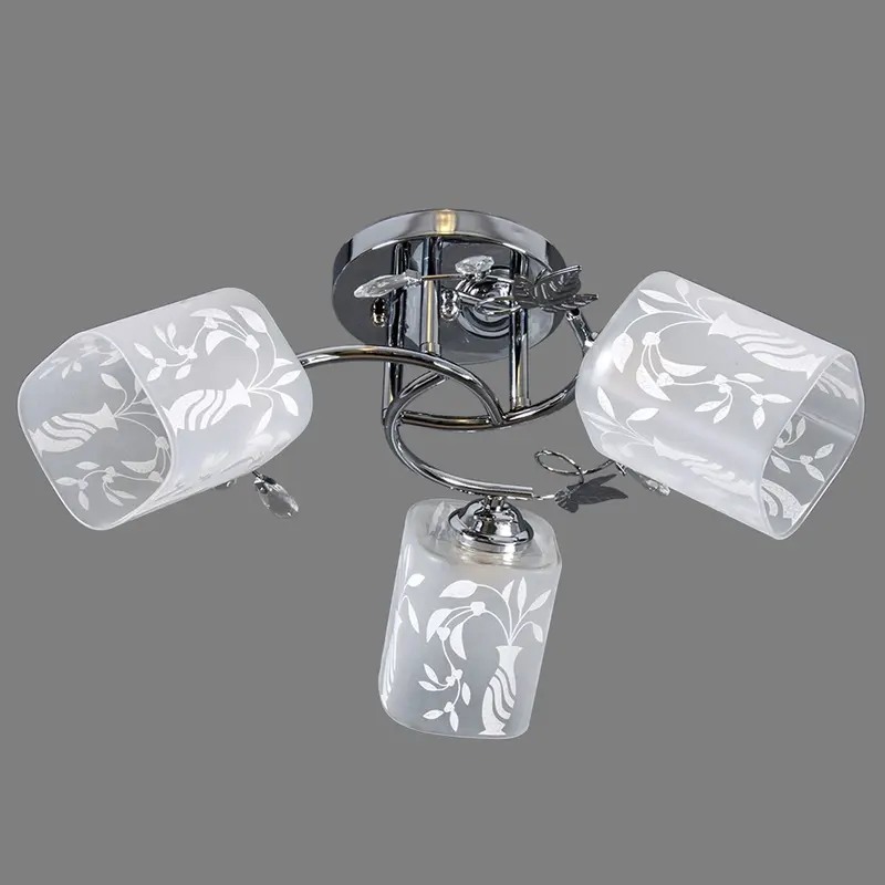 Люстра "Лоза" 3 рожка МИКС (220V 15W E27) d=45 см h=20 см