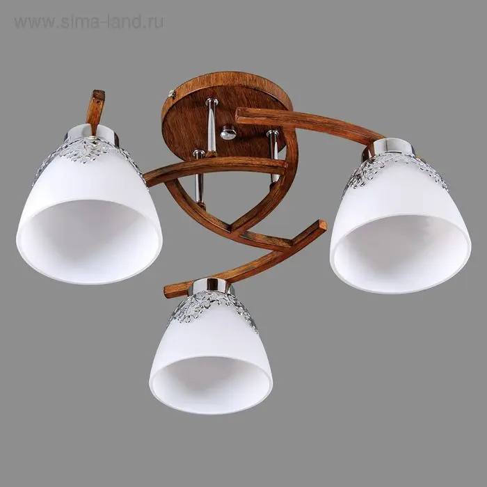 Люстра еврокаркас "Ажур" 3 рожка (220V 40W E27)