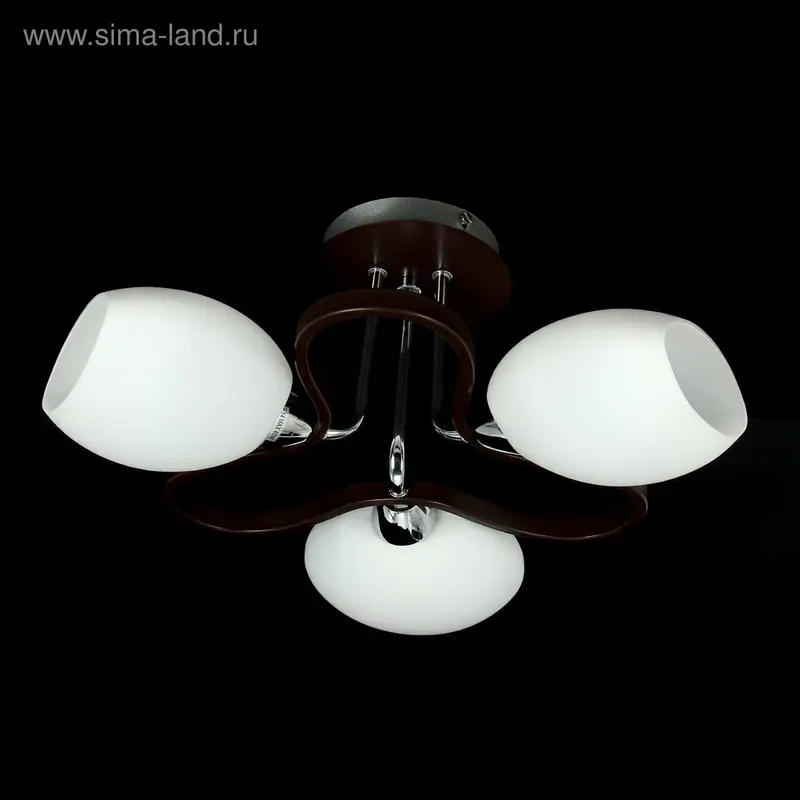 Люстра еврокаркас "Афродита" 3 рожка (ДШ 220V 40W E27)