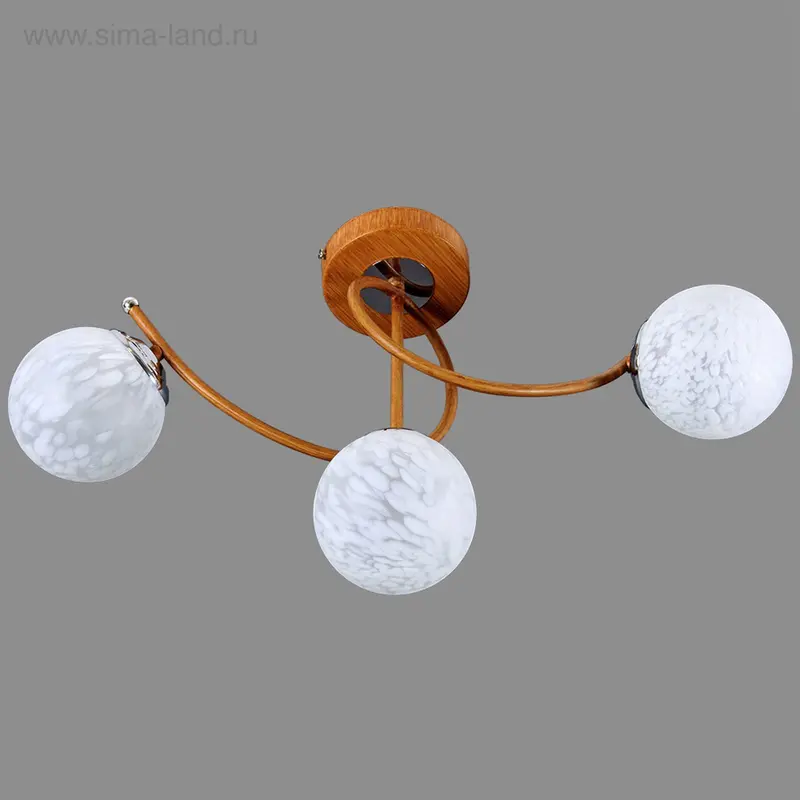 Люстра еврокаркас "Элегант" 3 рожка (ДШ 220V 40W E27)