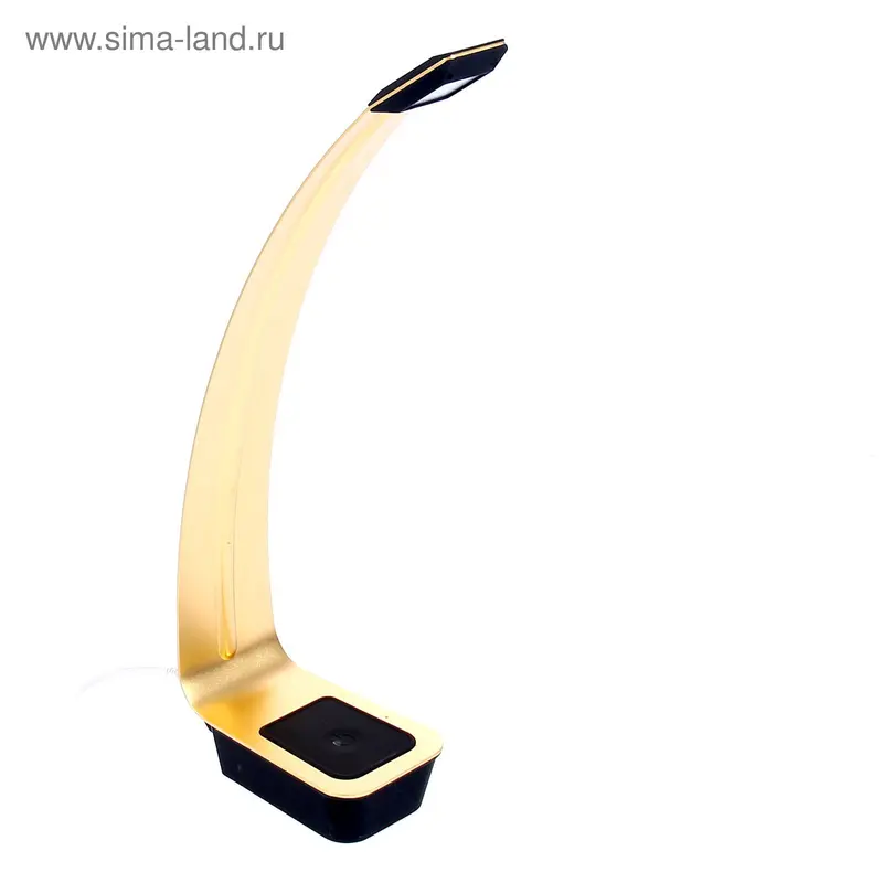Лампа настольная "Стиль" 6 диодов usb-провод сенсор золото 37х11,5х7 см