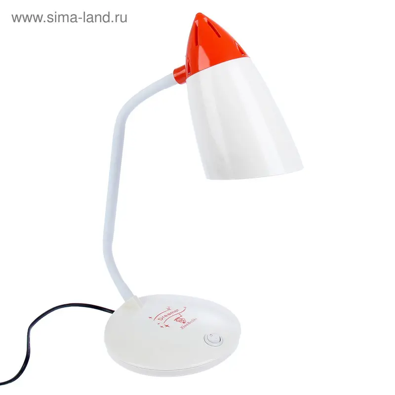 Лампа настольная "Сирена" оранж 220V E27 47х18х18 см