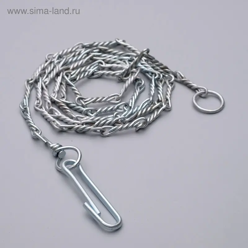 Цепь привязочная витая, крупная, 2,5 м